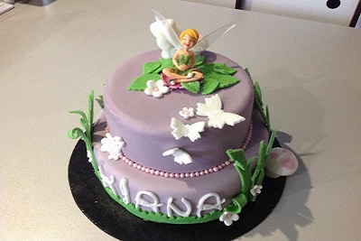 Gâteau Fée Clochette